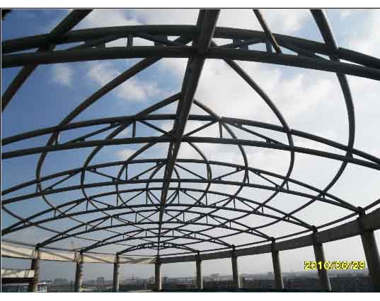 建德中煤朔州宾馆管桁架工程