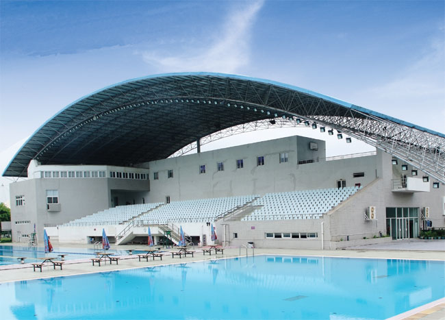 建德游泳馆网架